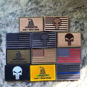 American flag Dont tread on me military tactical patches